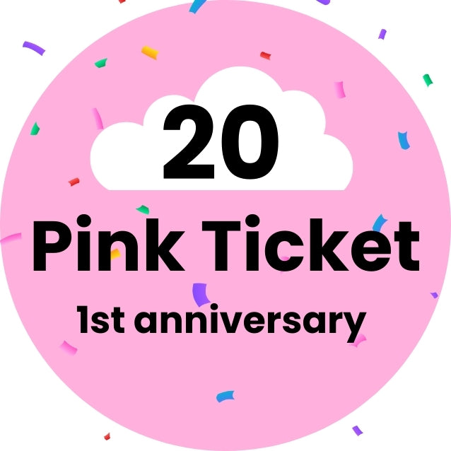 20 Pink Ticket Bundle