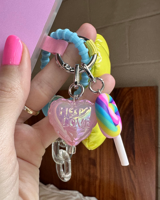 Pastel Pink Hot Love Balloon Charmie