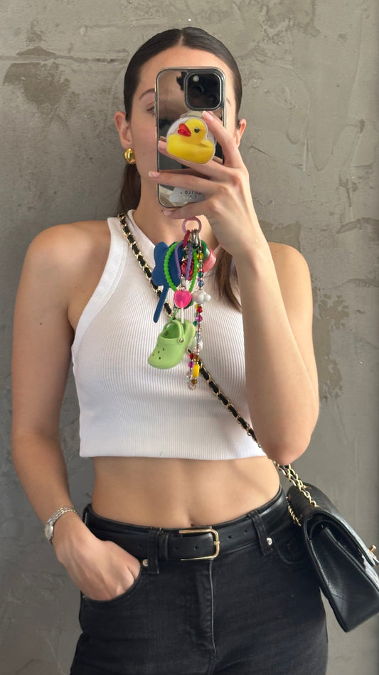 Green Little Sandal Keychain