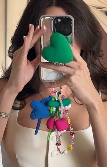 Green Puffy Heart MagSafe Pop Grippy