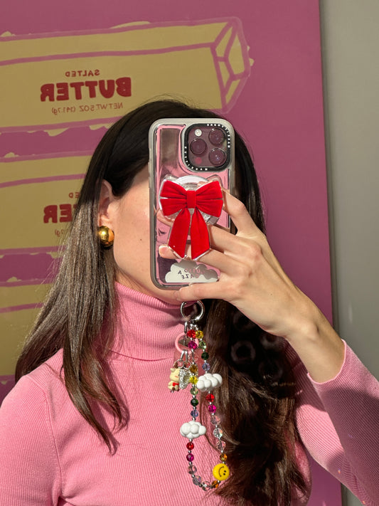 Jolly Red Ribbon MagSafe Pop Grippy