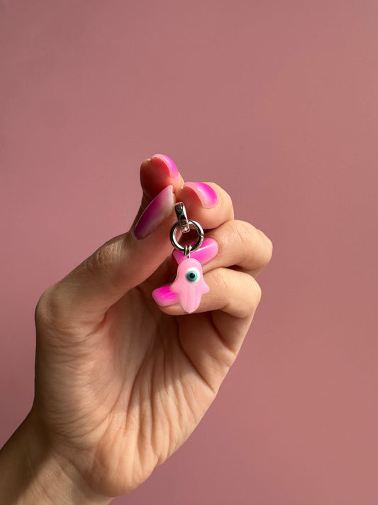 Baby Pink Evil Eye Charmie