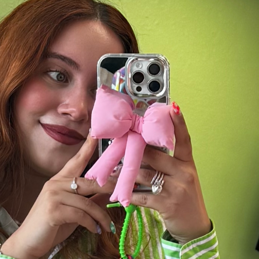 Pink Handmade Puffy MagSafe Pop Grippy