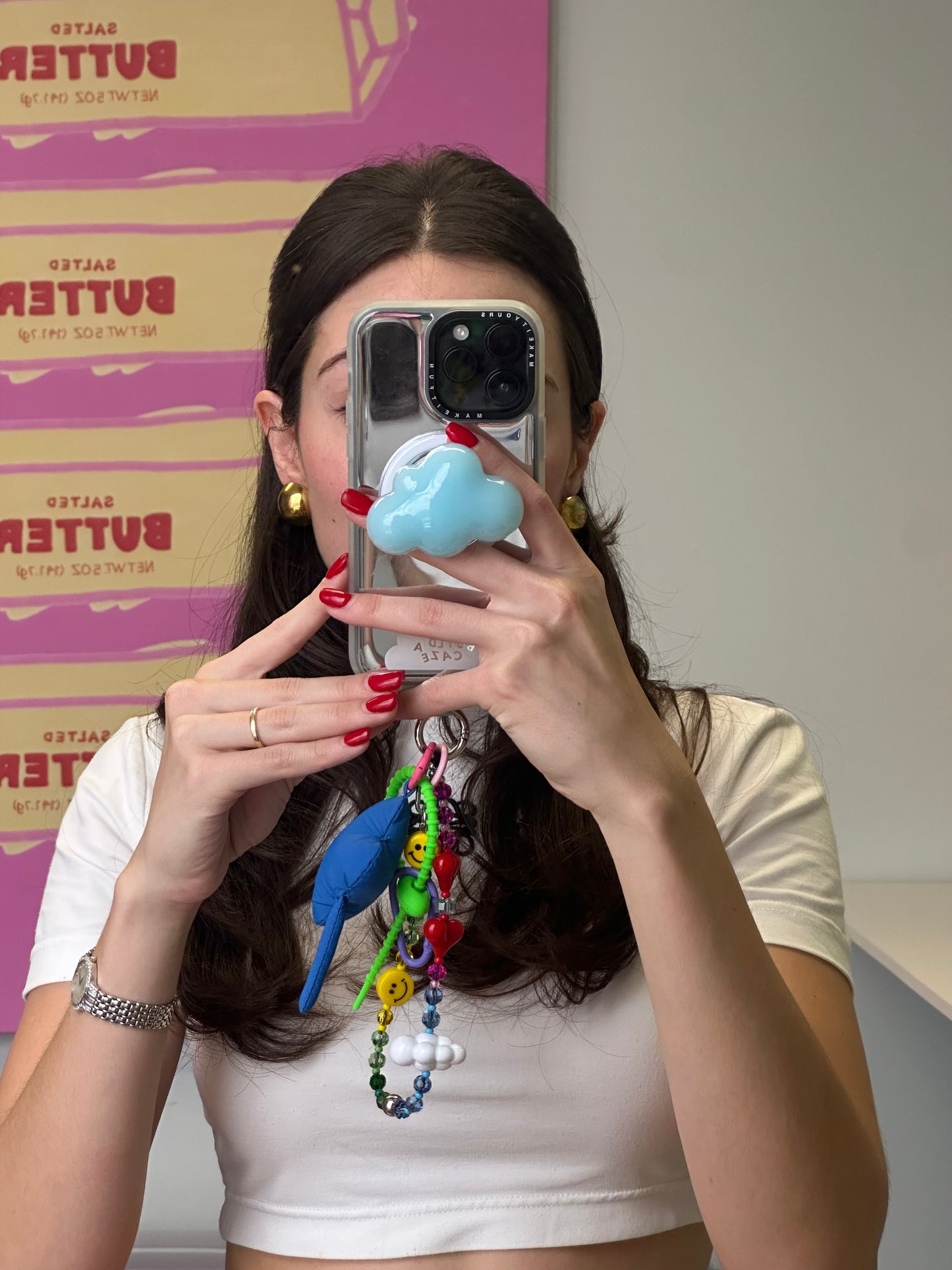 Blue Head In the Clouds MagSafe Pop Grippy