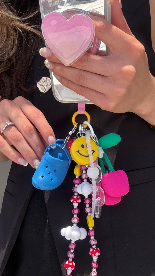 Blue Little Sandal Keychain