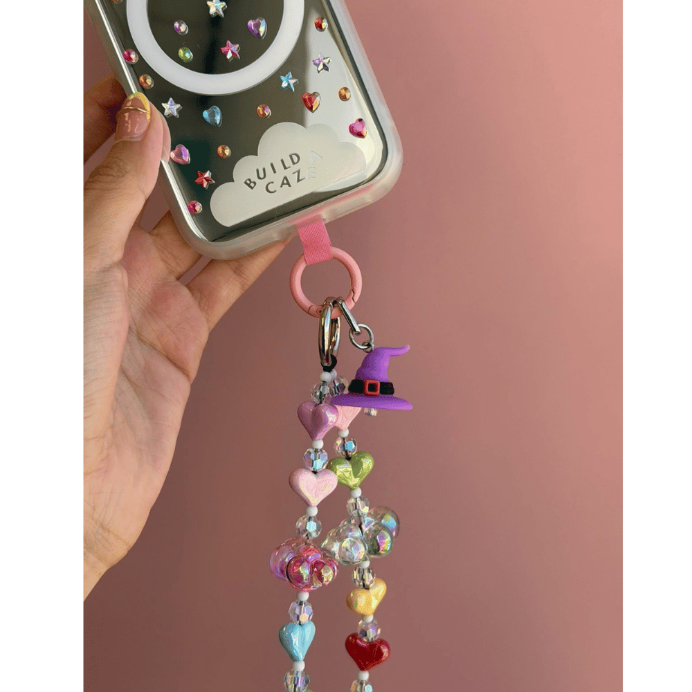 Witch hat cell phone charm cute phone charms for women Build A Caze