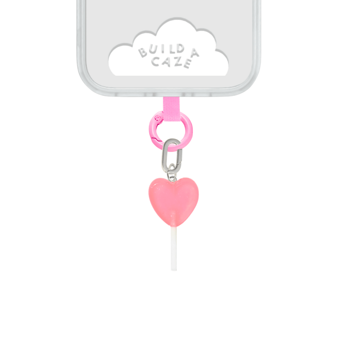 Coral Pink Lollie Pop Charmie - Build a Caze