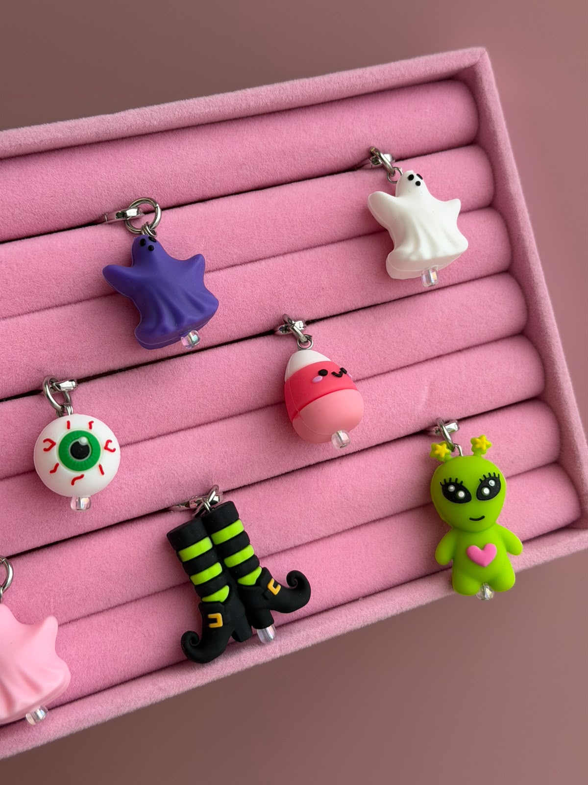 Halloween cell phone charm set phone charms that clip on case Build A Caze