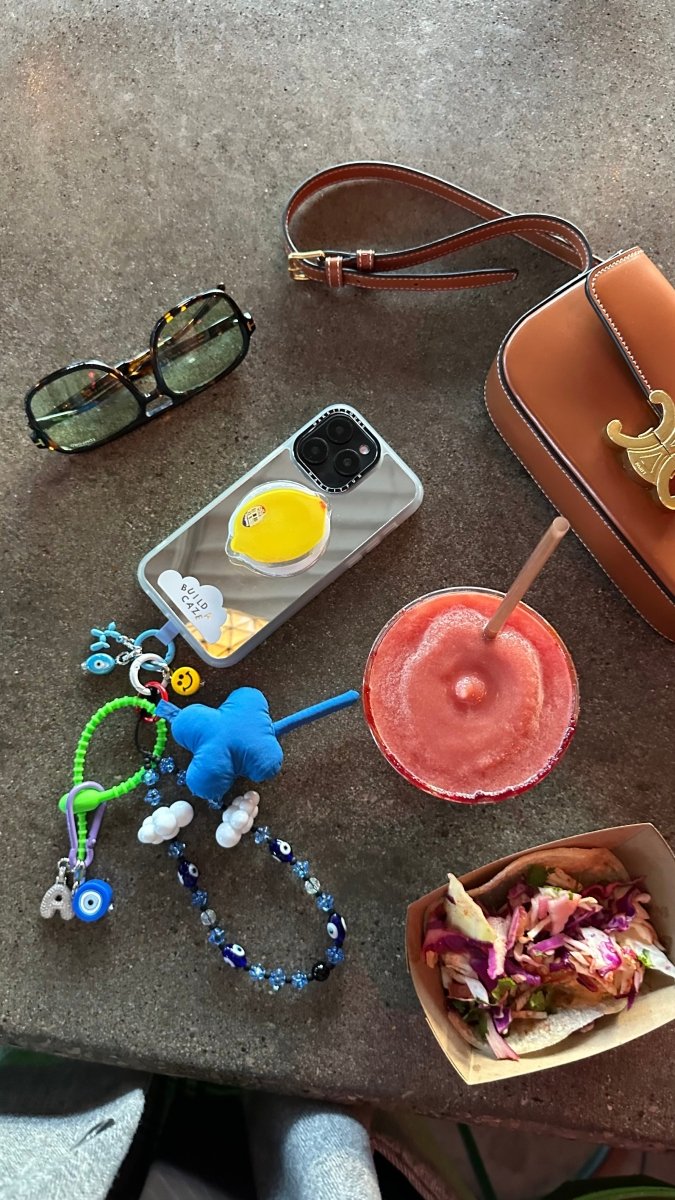 Blue evil eye phone charm aesthetic phone charms Build A Caze