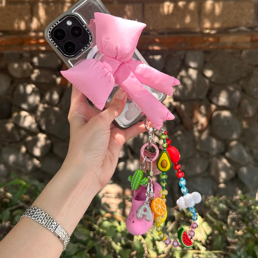 Pink Handmade Puffy Pop Grippy