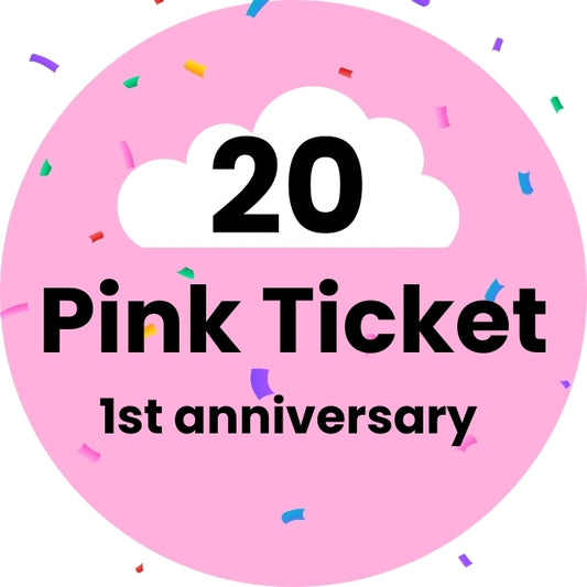 20 Pink Ticket Bundle