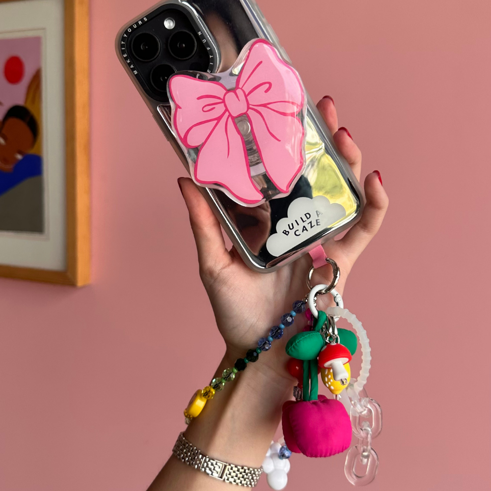 Poppy Bow Pop Grippy