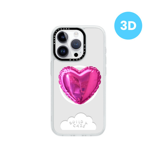Pink Heart Pop Balloon Pop Grippy