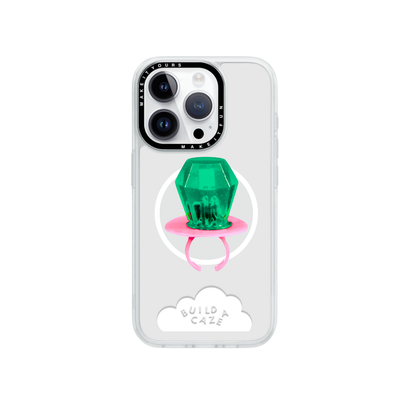 Lemon Bling green emerald candy MagSafe pop holder, sparkling lemon-themed magnetic pop socket and phone grip accessory.