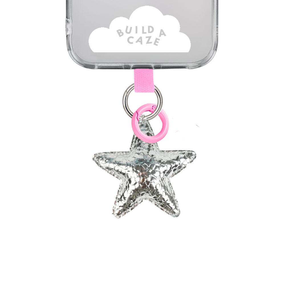 Starry Style Puffy Keychain