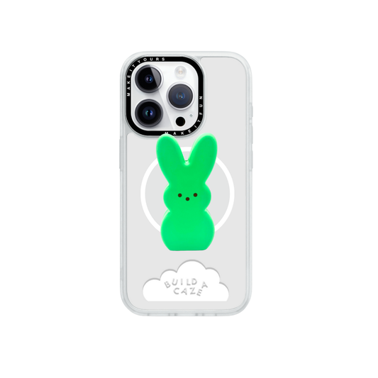 Green bunny magsafe pop holder, cute candy bunny inspired magnetic pop socket.