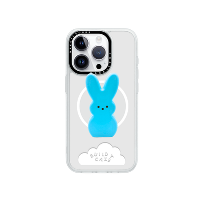 Blue bunny magsafe pop holder, cute candy bunny inspired magnetic pop socket.