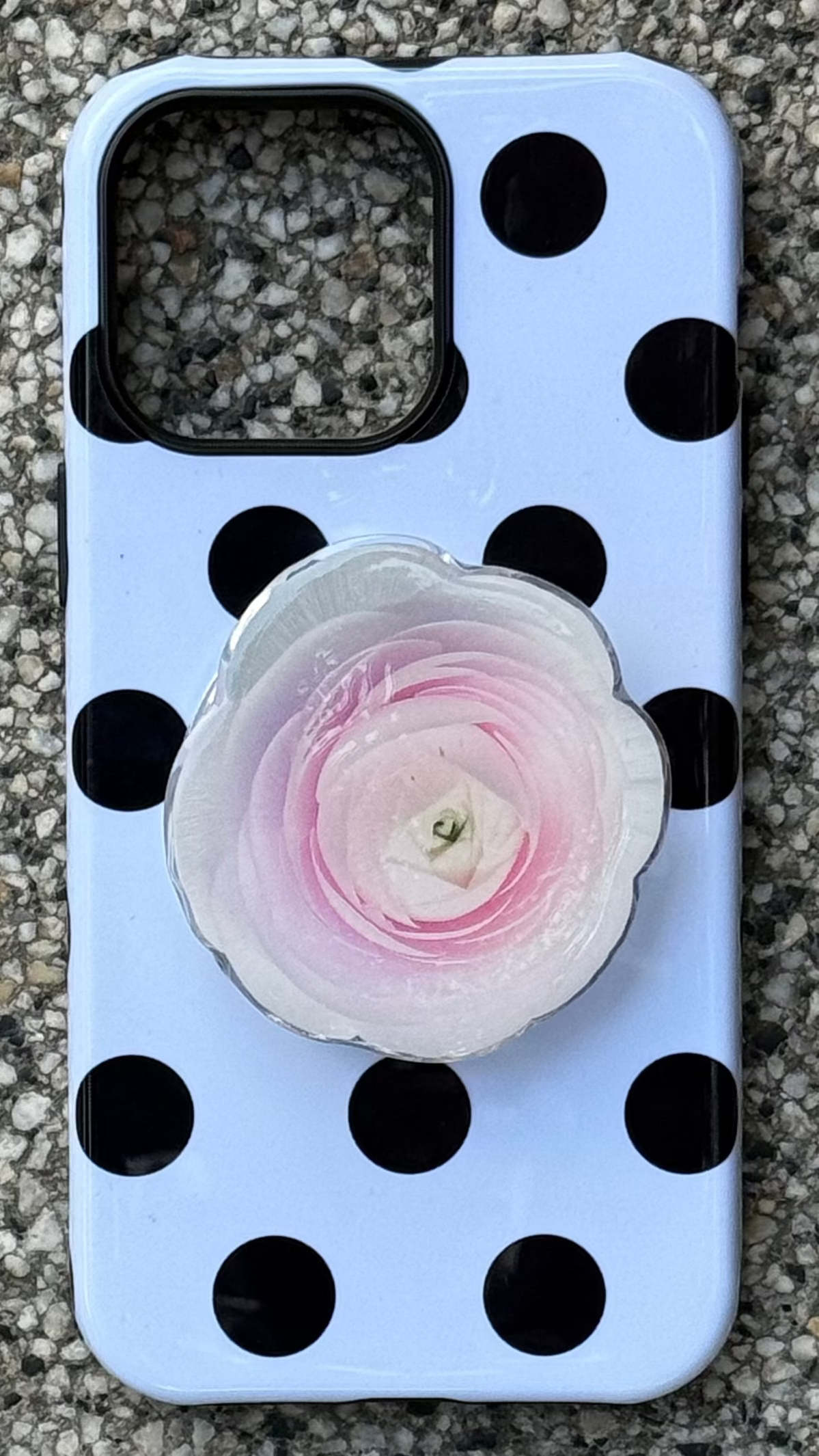 Blushed Ranunculus Flower Pop Grippy