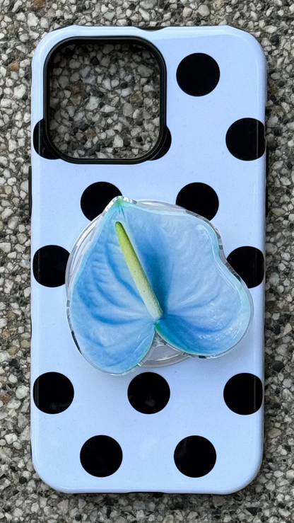 Sweet Blue Anthurium Flower Pop Grippy