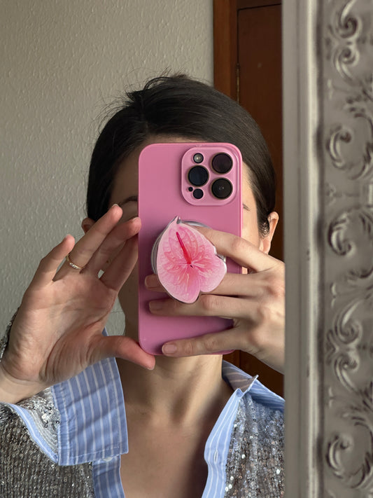 Glossy Anthurium Flower Pop Grippy