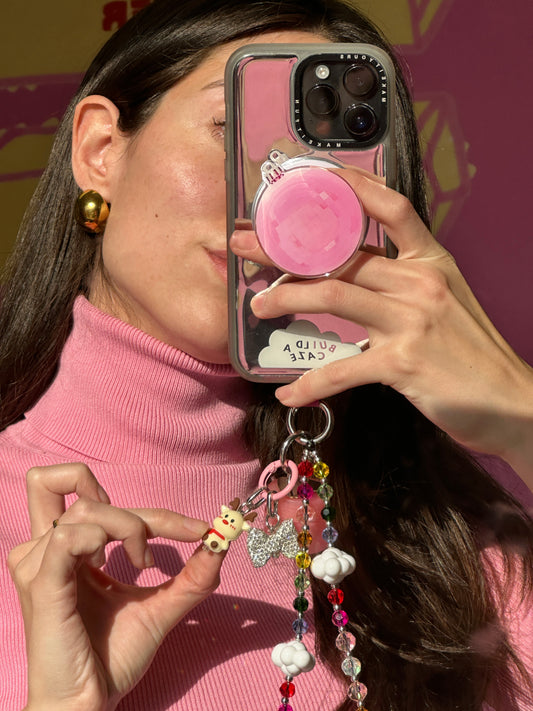 Silver Spark and Bow Charmie