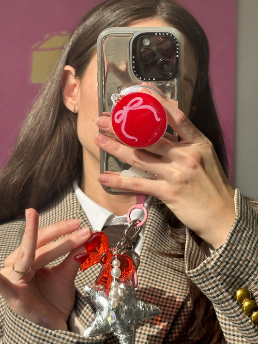 Rouge Baby Bow U  Keychain