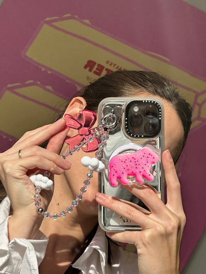 Sugar Zoo animal themed magsafe pop holder, cute candy-inspired magnetic pop socket and phone grip accessory.