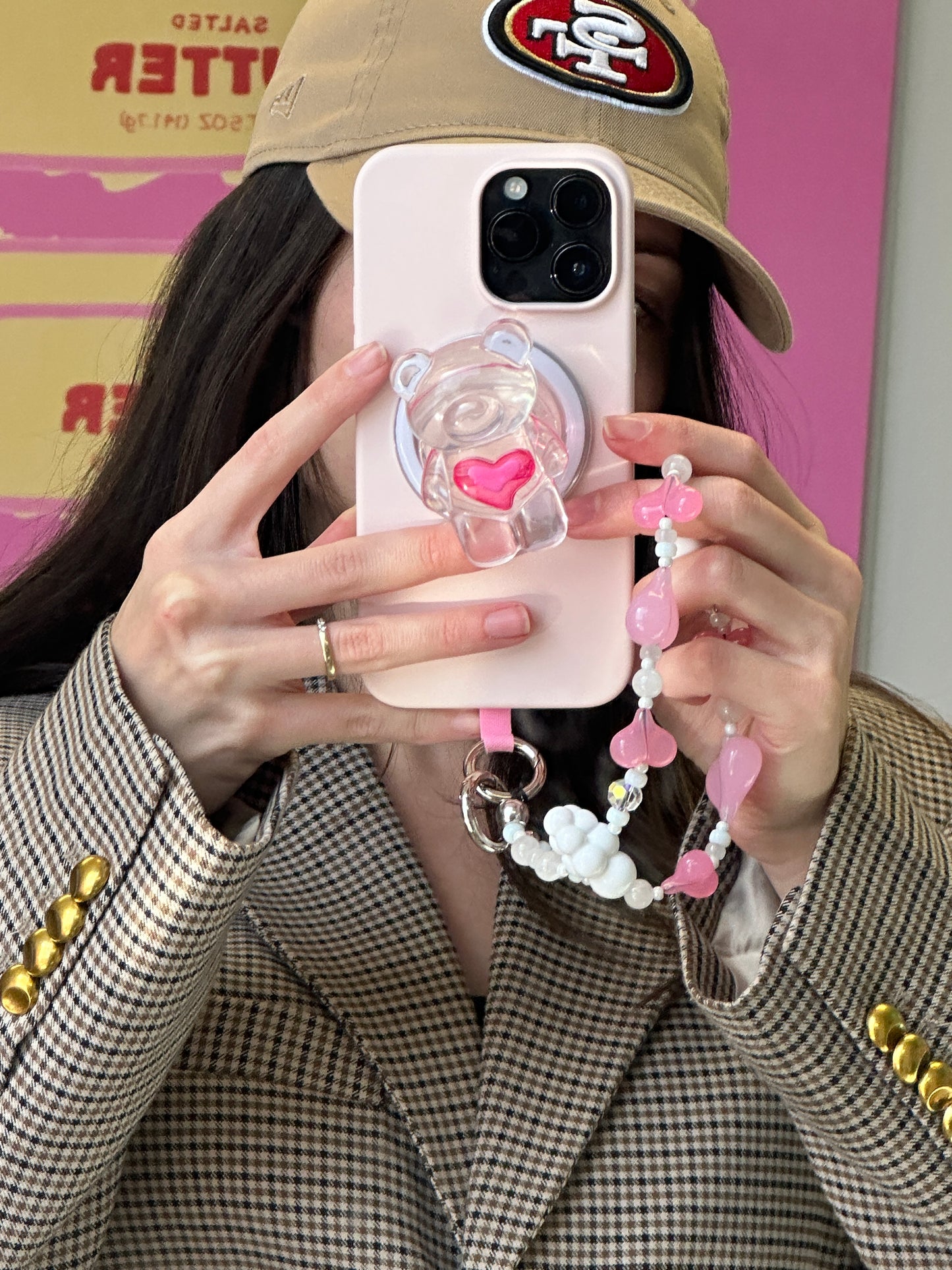 Red Gummy Bear Hug Pop Grippy