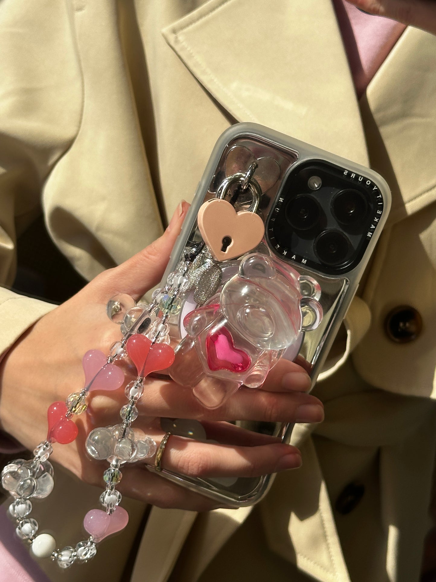 Red Gummy Bear Hug Pop Grippy