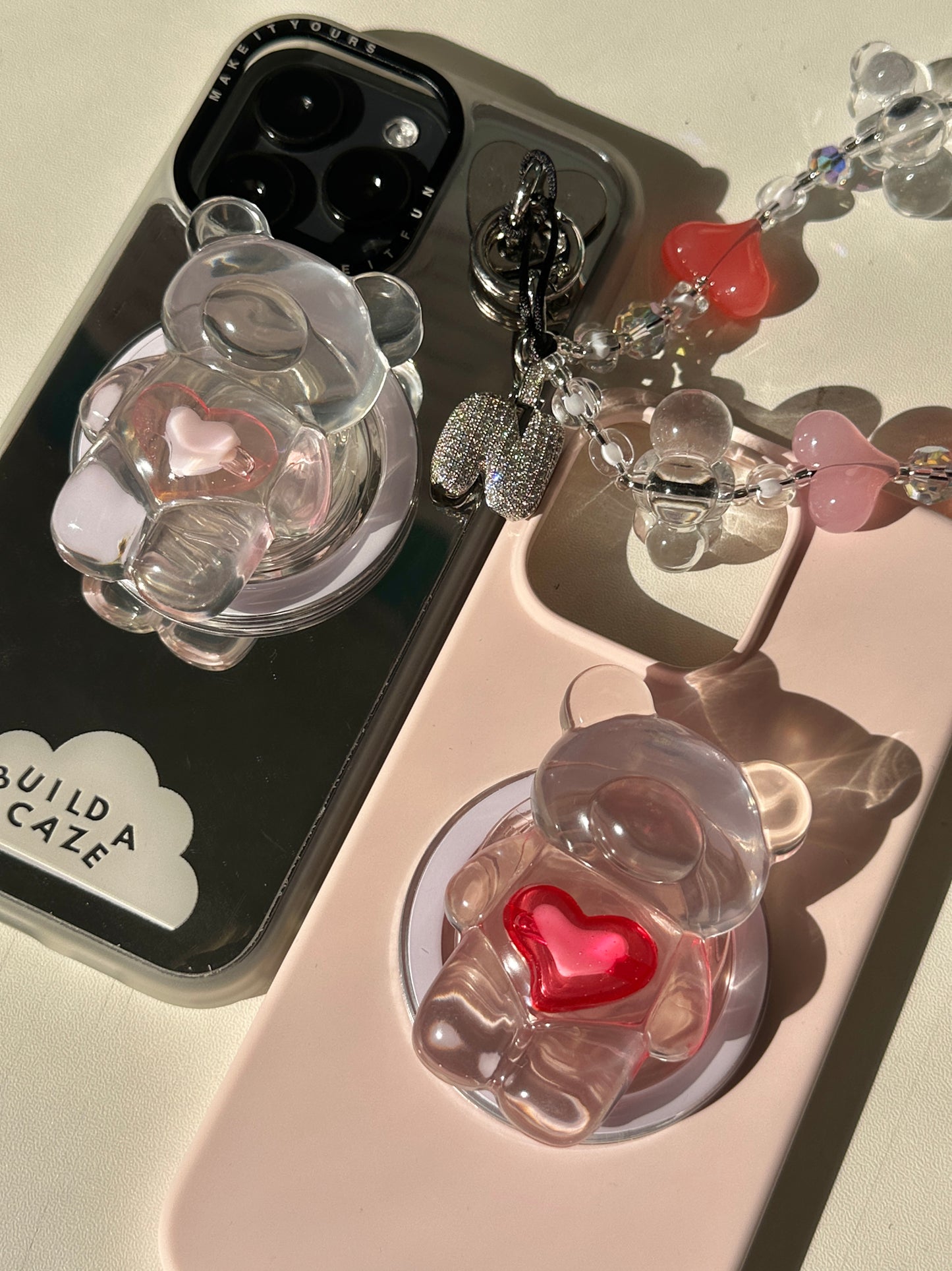 Red Gummy Bear Hug Pop Grippy