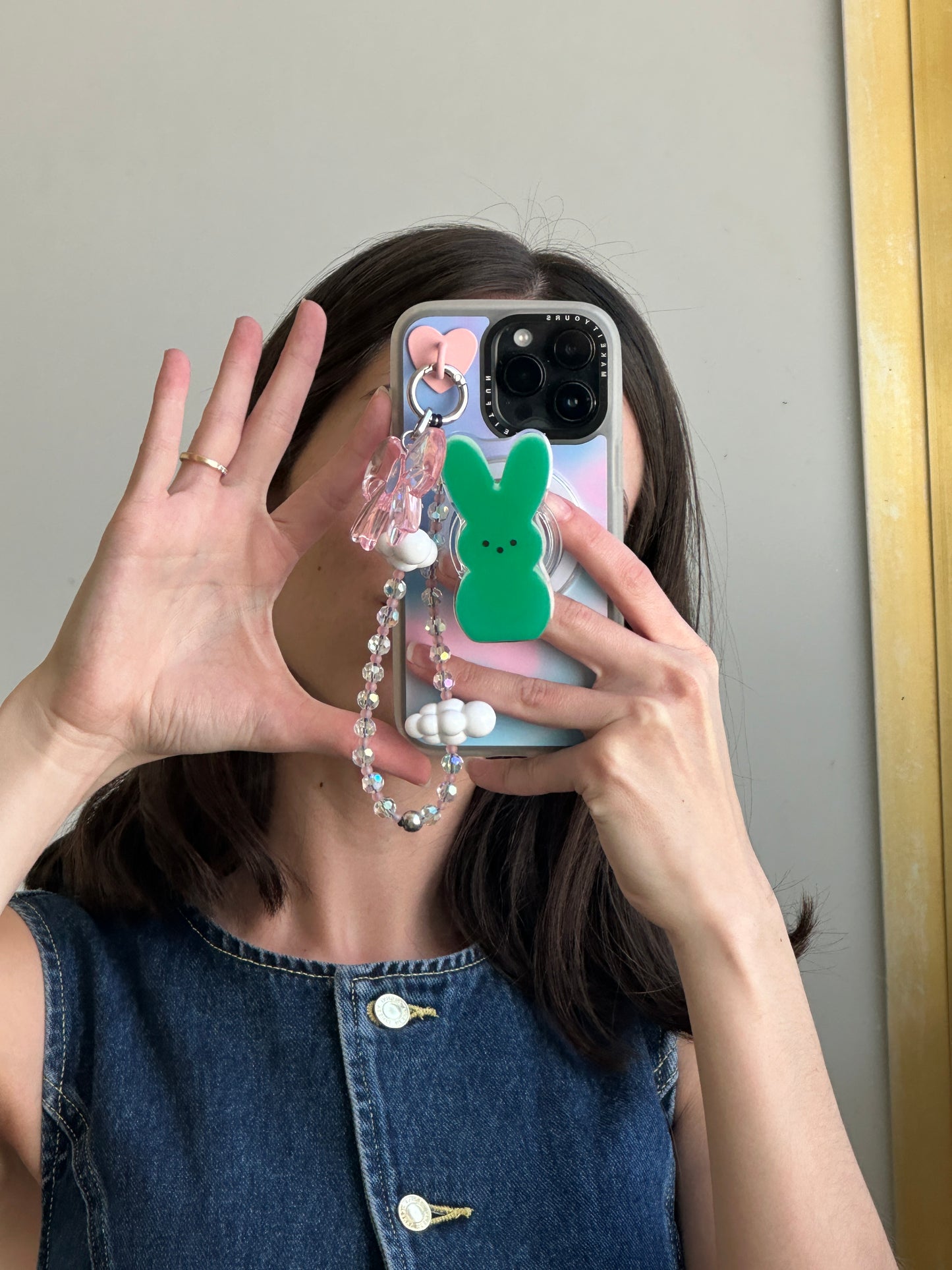 Greeny Sugar Bunny Pop Grippy