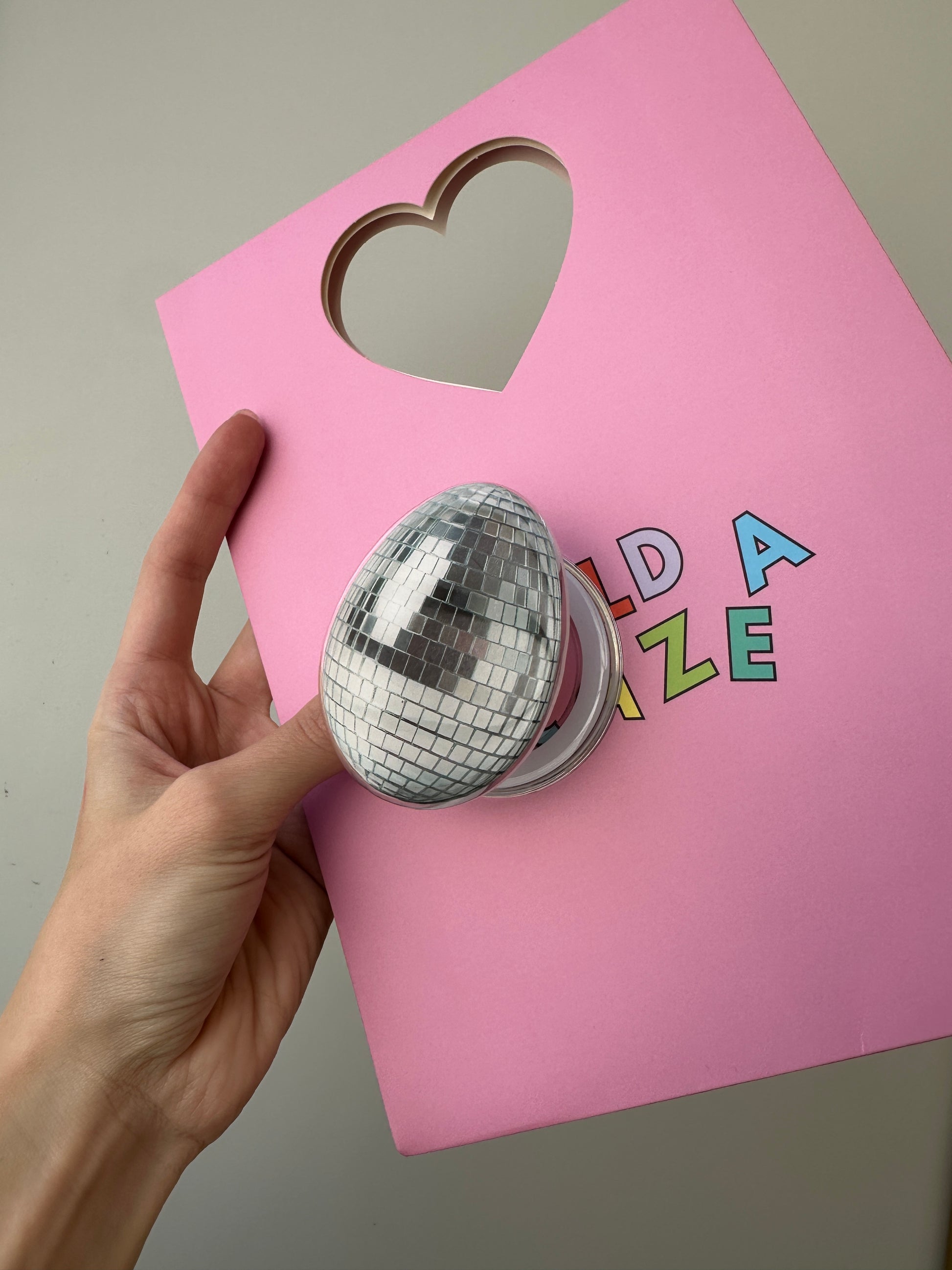 Bunnies Galore Easter Egg MagSafe pop holder, cute bunny themed magnetic pop socket and phone grip accessory.