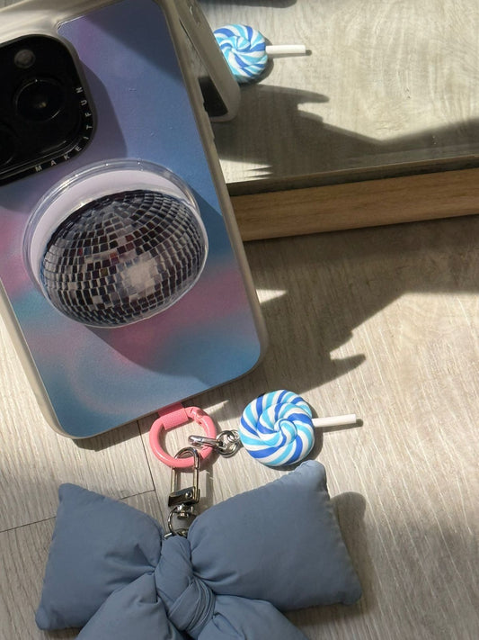 All Blue Swirl Charmie