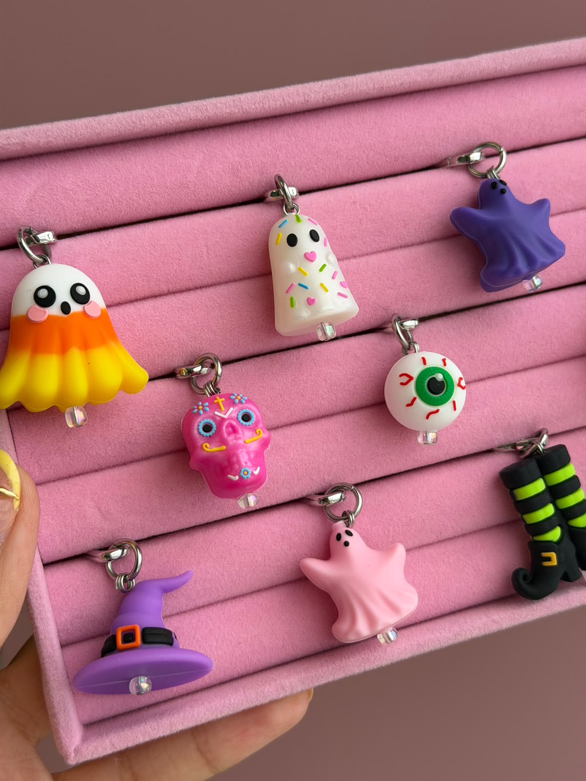 Varied cell phone charm set cute phone charms for women Build A Caze
