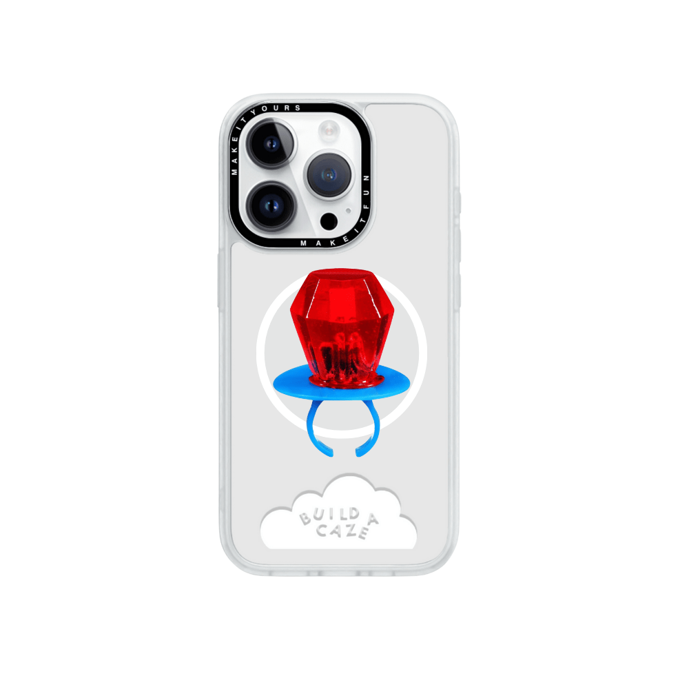 Red cherry bling MagSafe pop holder, sparkly cherry-shaped magnetic pop socket and phone grip accessory for mobile devices.