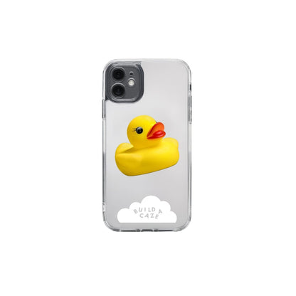 Yellow Ducky pop holder, cute duck-shaped MagSafe compatible magnetic pop socket and phone grip accessory.