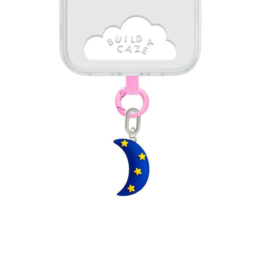 Blue moon star cell phone charm cute phone charms for women Build A Caze