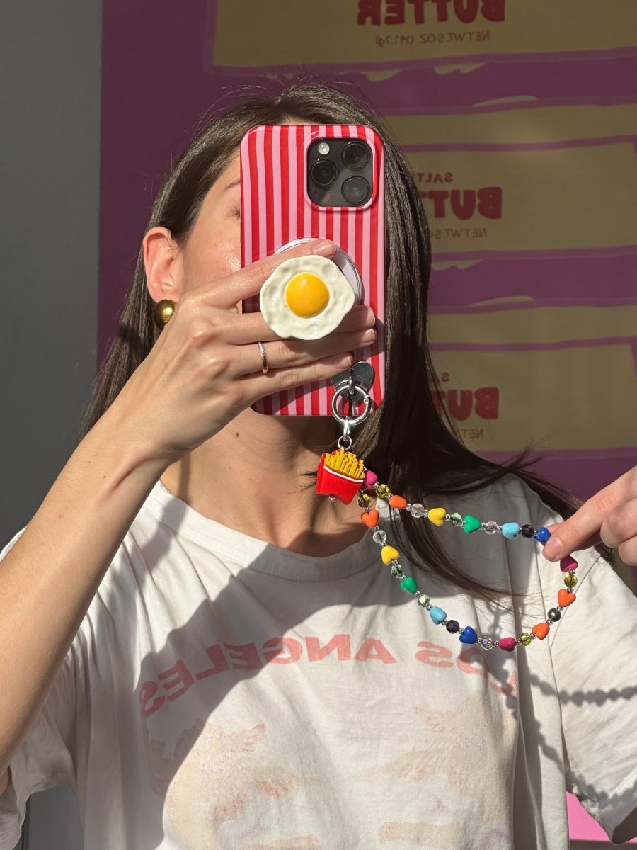 Phone lanyard colorful charms Build A Caze