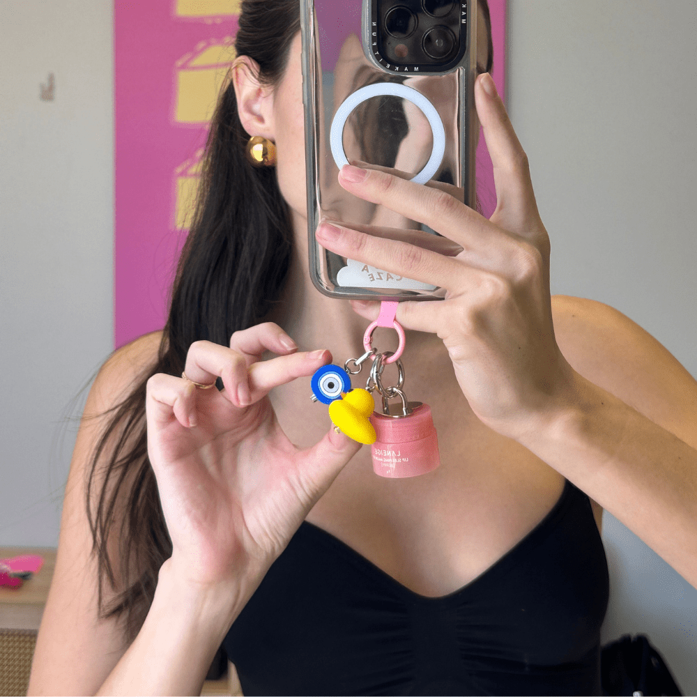 Blue evil eye phone charm phone accessory charm Build A Caze