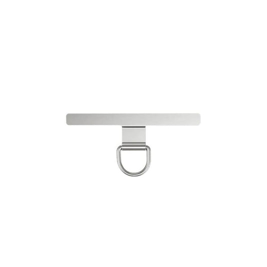 Silver universal phone accessory adapter phone case adapter ring works on any phone case Build A Caze