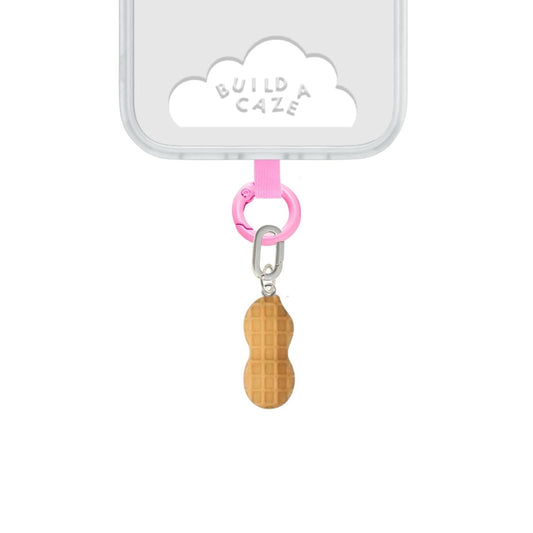 Brown peanut phone charm cell phone charm cute phone charms for women Build A Caze
