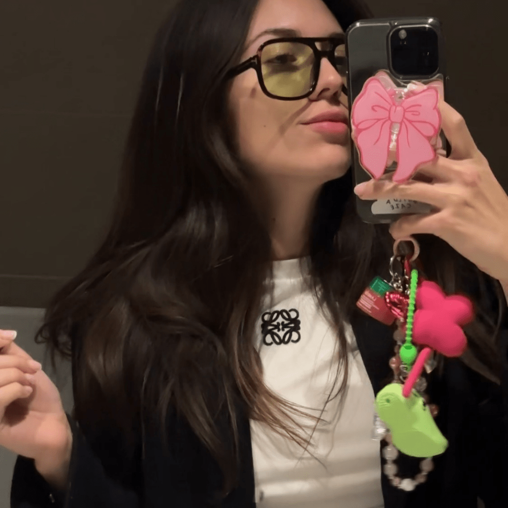 Pink Clover Me Keychain