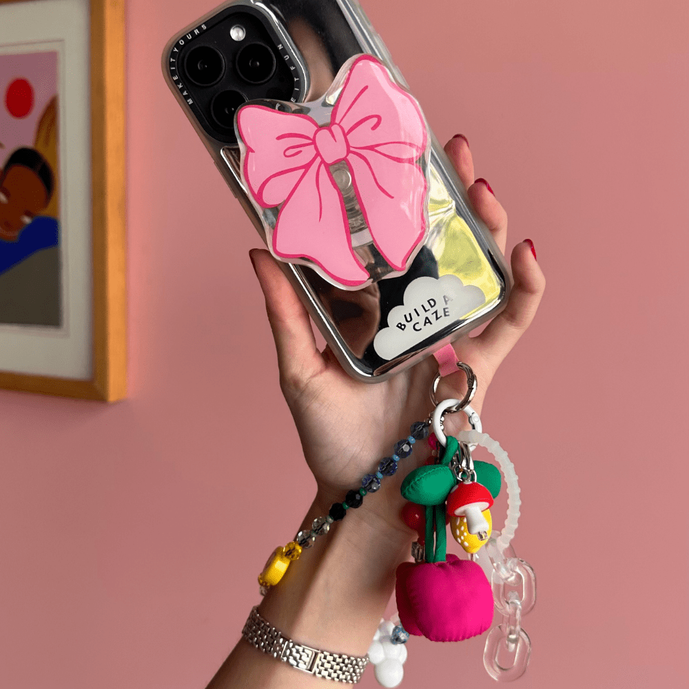 Poppy Bow Pop Grippy