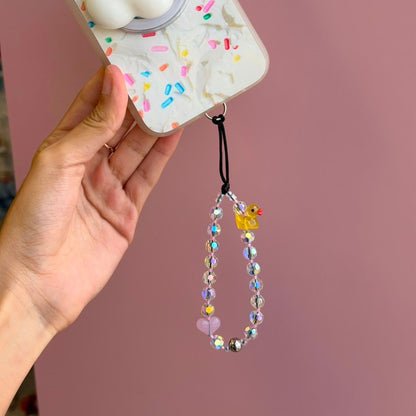 Beaded phone strap cute phone wrist strap for women Build A Caze