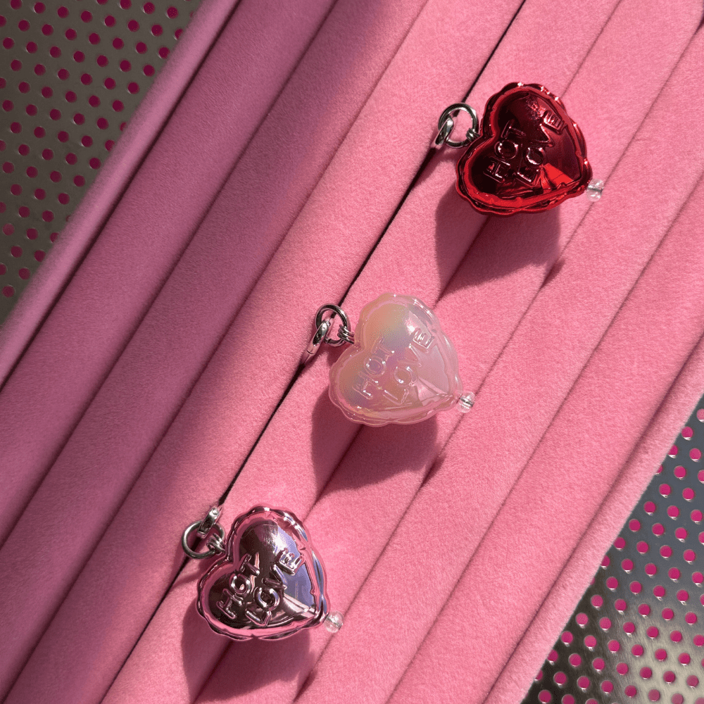 Pink Hot Love Balloon Charmie