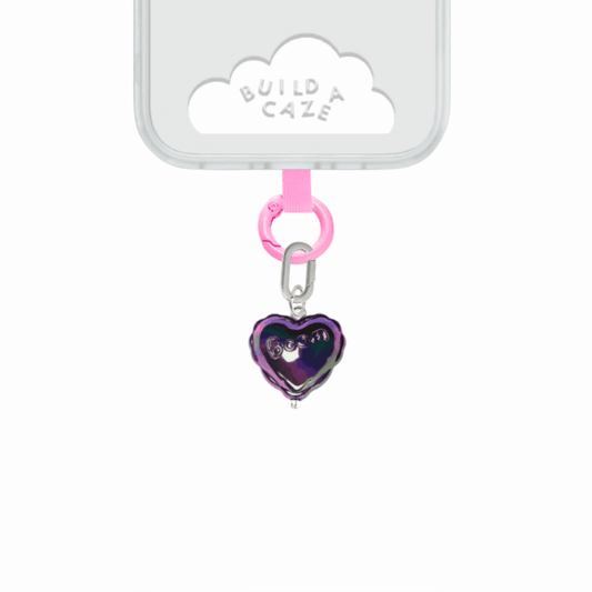 heart cell phone charm cute phone charms for women Build A Caze